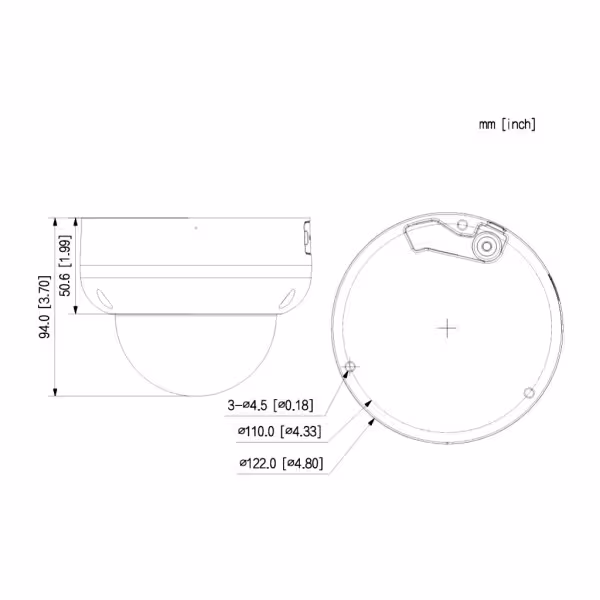 Comprar DAHUA IPC-HDBW5459R-ASE-IL-0280B Domo IP H265 4M WDR140dB Iluminación Dual LED50m/IR50m 2.8mm IK10 IP67 ePoE SD AUDIO MI