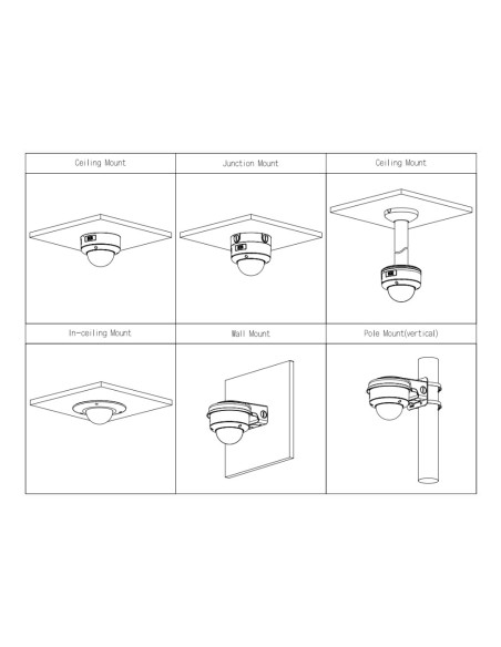 Acquistare DAHUA IPC-HDBW7442E1-Z4-X Dome IP H265 4M WDR 140 dB Deeplight IR 80 m 8-32VFM IK10 IP67 PoE+ SD AUDIO I/O AI