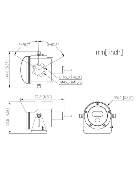 Acheter DAHUA ECA2A1400-HN-HB-0400 Caméra ATEX antidéflagrante 4M H265 WDR 4 mm Starlight IR 30 m IP68 acier inoxydable IA