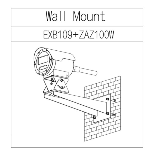 Acheter DAHUA ECA3A1404-HNR-XB(304) Caméra ATEX antidéflagrante 4M H265 WDR Starlight IR 50 m IP68 SUS304 AUDIO E/S IA