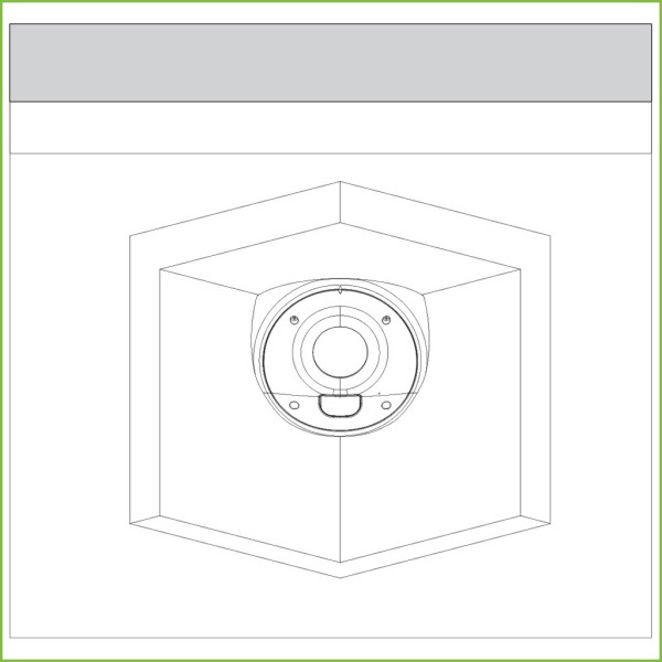 Acheter DAHUA IPC-HCBW8442 Dôme CORNER IP H265 IA 4M DN SMART WDR140dB Starlight IVS IR10m 2.5mm IK10+50J IP67 PoE SD MIC