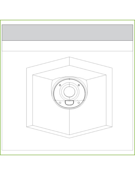 Acquistare DAHUA IPC-HCBW8442 Domo CORNER IP H265 AI 4M DN SMART WDR140dB Starlight IVS IR10m 2.5mm IK10+50J IP67 PoE SD MIC