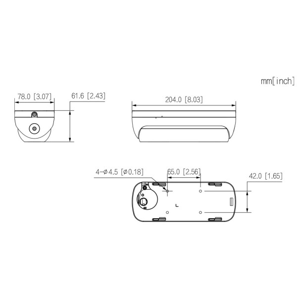 Acquistare DAHUA IPC-HDW8441X-3D-0200B Telecamera IP conteggio persone H265 4M DUAL-LENS WDR IR20m 2.0mm IP67 IK10 PoE AUDIO MIC