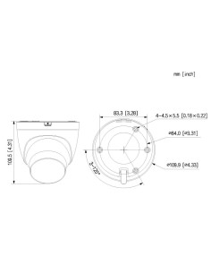 Comprar DAHUA IPC-HDW21249T-S-IL-0280B MiniDomo IP 12M H265 WDR Iluminación Dual LED30m/IR30m 2.8mm IP67 PoE MIC AI 2