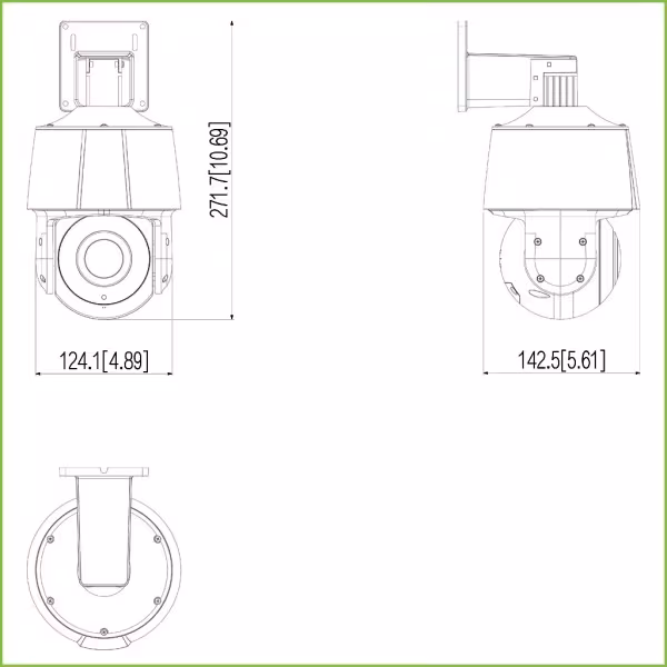 Comprar DAHUA SD3A200-GNP-PV Cámara PT IP 2M H265 dWDR IR30m 4mm Starlight IVS SMD IP66 PoE AUDIO MIC AI