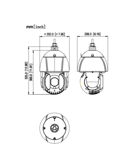 Comprar DAHUA SD6E245MB-HNR-A-PV1 Domo PTZ IP 2M TiOC H265 WDR Iluminación Dual LED100m/IR250m 45x IP67 IK10 PoE+ AUDIO MIC/Alta