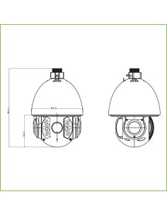 Acheter DAHUA SD6A230-HNI Dôme PTZ IP 2M DN dWDR Ultra DNR IR150m 30X 3D V.A. IP66 2