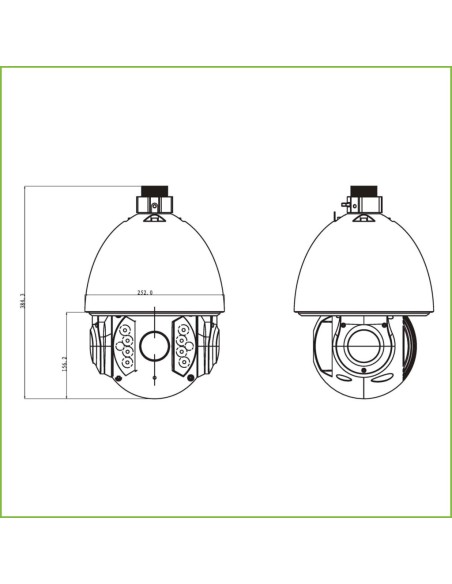 Acheter DAHUA SD6A230-HNI Dôme PTZ IP 2M DN dWDR Ultra DNR IR150m 30X 3D V.A. IP66