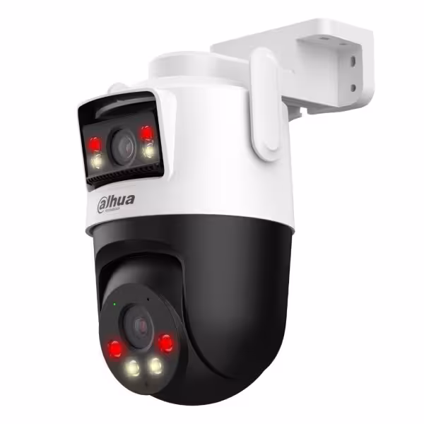 Comprare DAHUA IPC-WPT1539DD-SW-5E2-PV P5D-5F-PV - Telecamera PT IP DUAL-LENS 5M+5M H265 Illuminazione doppia LED 20 m/IR 30 m I