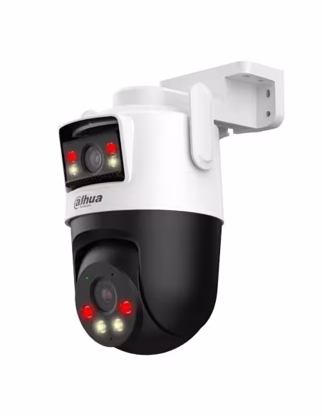 Comprare DAHUA IPC-WPT1539DD-SW-5E2-PV P5D-5F-PV - Telecamera PT IP DUAL-LENS 5M+5M H265 Illuminazione doppia LED 20 m/IR 30 m I