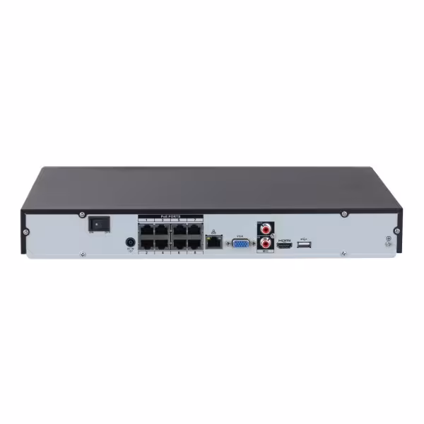 Comprar DAHUA NVR2208-8P-I2 NVR 8ch 144Mbps H265 HDMI 8PoE 2HDD AI
