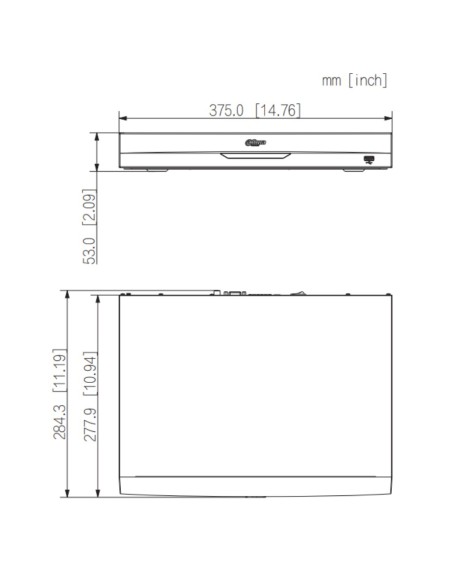 Acquistare DAHUA NVR2208-8P-I2 NVR 8ch 144Mbps H265 HDMI 8PoE 2HDD AI