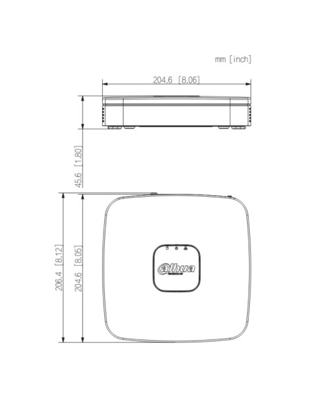 Kaufen DAHUA NVR4108-4KS3 NVR 8ch 80Mbps H265 4K HDMI 1HDD
