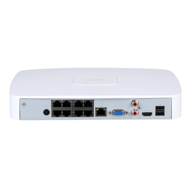 Acheter DAHUA NVR4108-8P-EI NVR 8 canaux 256 Mbps H.265 HDMI 8 PoE 1 HDD IA