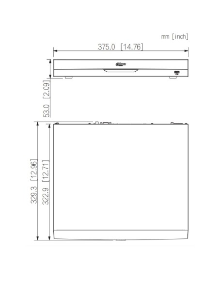 Acquistare DAHUA NVR4208-8P-EI NVR 8ch 256Mbps H265 HDMI 8PoE 2HDD I/O AI
