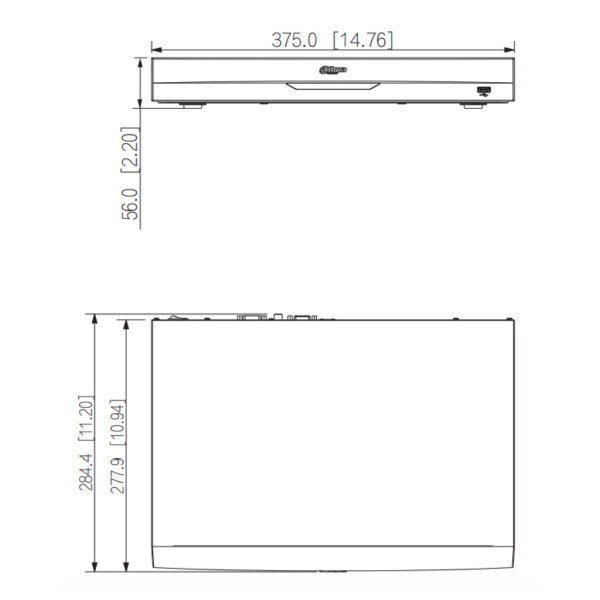 Acheter DAHUA NVR5208-EI NVR 8 canaux 384 Mbps H265 HDMI 2 HDD E/S IA