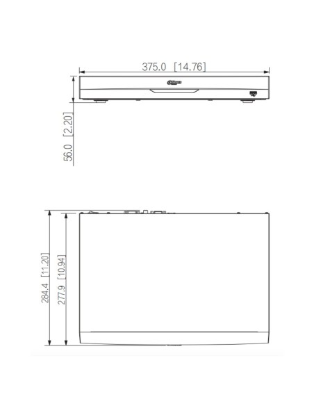 Acheter DAHUA NVR5208-EI NVR 8 canaux 384 Mbps H265 HDMI 2 HDD E/S IA