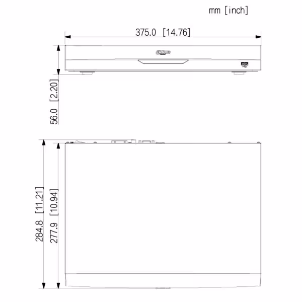 Comprar DAHUA NVR5208-EI2 NVR 8ch 448Mbps H265 HDMI 2HDD E/S AI