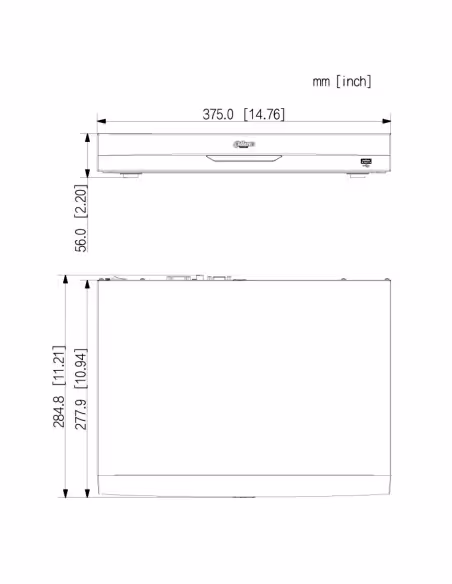 Comprar DAHUA NVR5208-EI2 NVR 8ch 448Mbps H265 HDMI 2HDD E/S AI