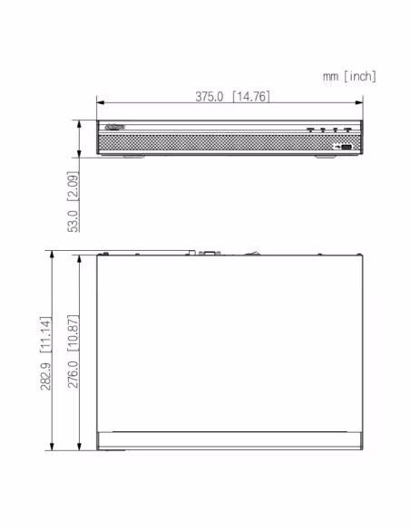 Comprar DAHUA NVR2216-4KS3 NVR 16ch 144Mbps H265 4K HDMI 2HDD