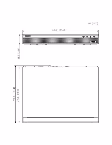 Acheter DAHUA NVR4216-4KS3 NVR 16 canaux 160 Mbps H265 4K HDMI 2 HDD E/S