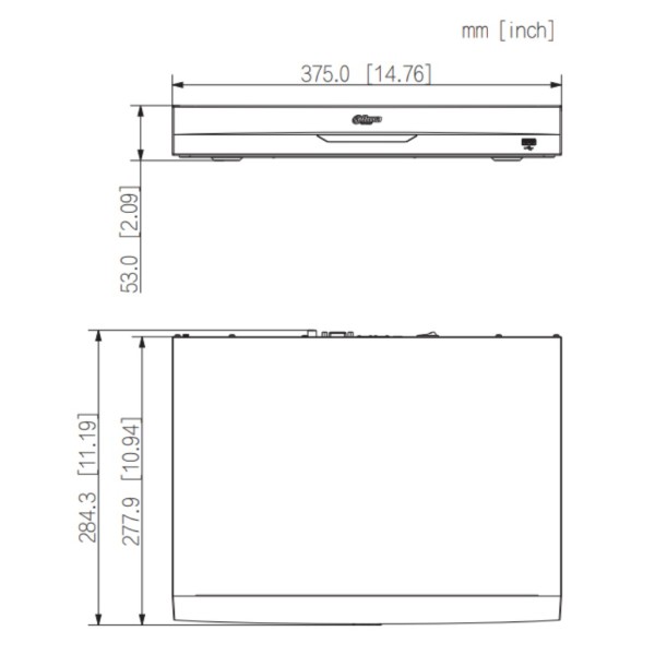 Acheter DAHUA NVR4216-EI NVR 16ch 256Mbps 4K H265 HDMI 2HDD E/S IA