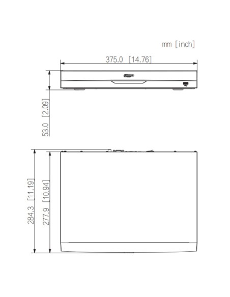 Acheter DAHUA NVR4216-EI NVR 16ch 256Mbps 4K H265 HDMI 2HDD E/S IA