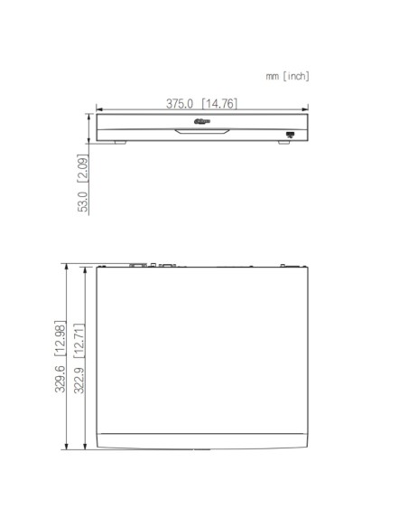 Acquistare DAHUA NVR5216-8P-EI NVR 16ch 384Mbps H265 HDMI 8PoE 2HDD I/O AI