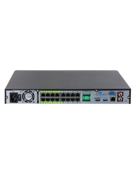 Acheter DAHUA NVR5216-16P-XI NVR 16 canaux 512 Mbps 4K H.265 1x HDMI 16 PoE 2 HDD E/S IA