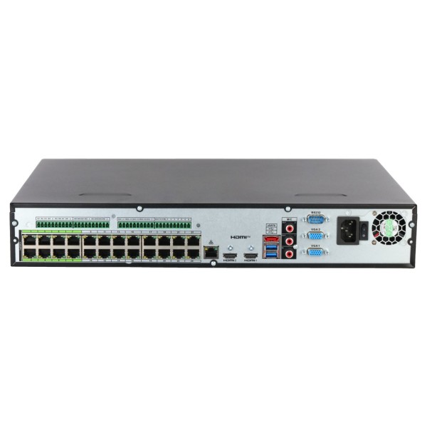 Comprar DAHUA NVR5424-24P-EI2 NVR 24ch 448Mbps H265 2xHDMI 24PoE 4HDD E/S AI