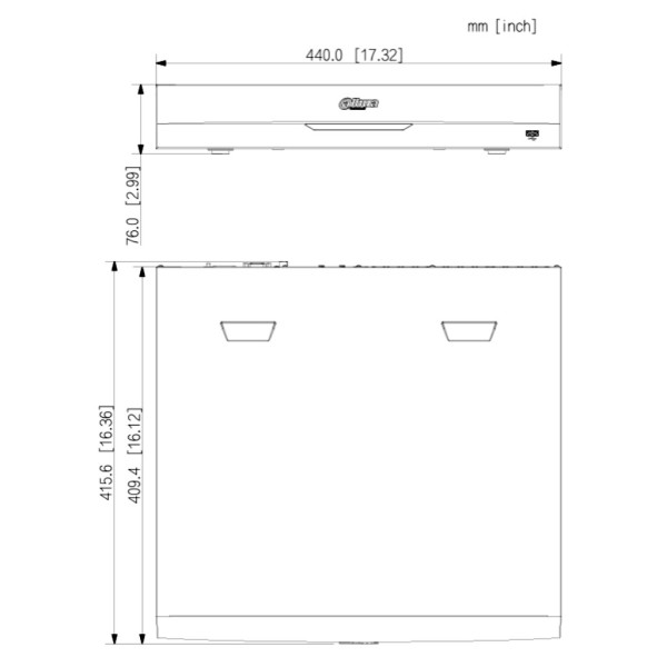 Comprar DAHUA NVR5424-24P-EI2 NVR 24ch 448Mbps H265 2xHDMI 24PoE 4HDD E/S AI