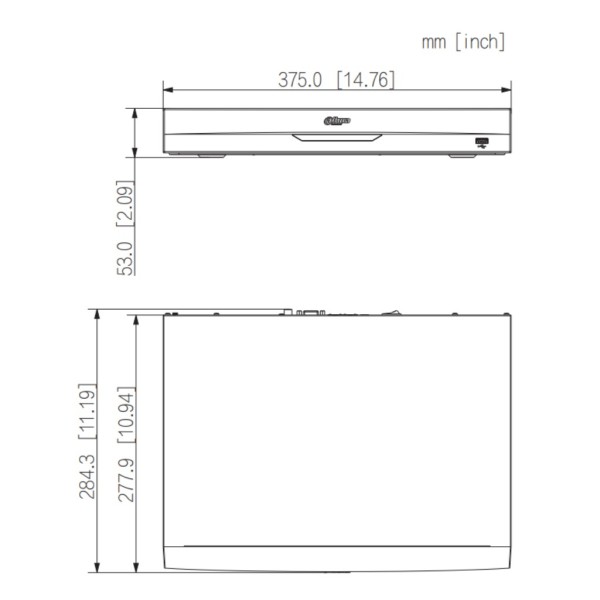 Kaufen DAHUA NVR4232-EI NVR 32 Kanäle 256 Mbit/s H.265 HDMI 2 HDD Ein-/Ausgänge KI