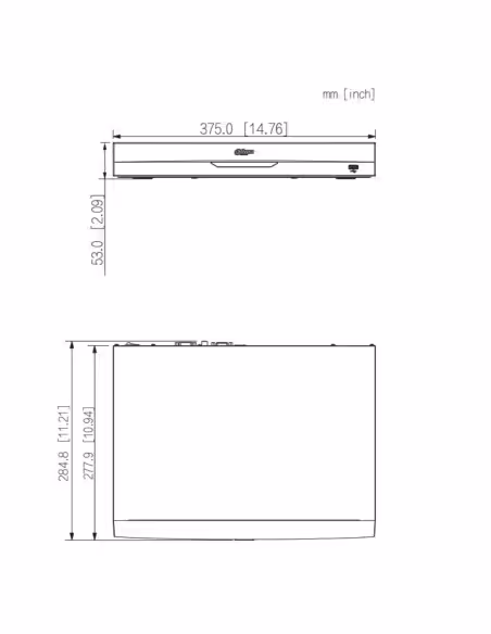 Comprar DAHUA NVR5232-EI2 NVR 32ch 484Mbps H265 HDMI 2HDD E/S AI