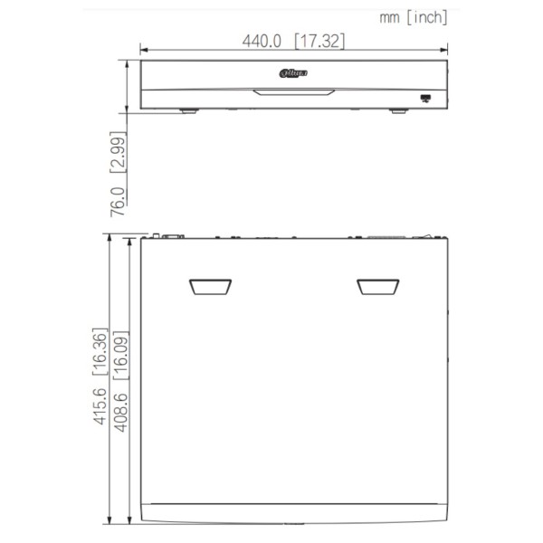 Comprar DAHUA NVR5464-16P-EI NVR 64ch 384Mbps H265 2xHDMI 16PoE 4HDD E/S AI