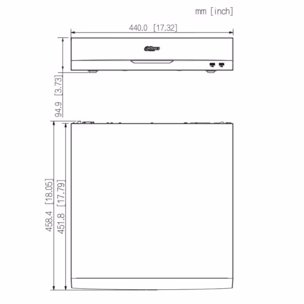Acheter DAHUA NVR5864-EI NVR 64ch 384Mbps H265 2xHDMI 8HDD E/S RAID 0/1/5/6/10 IA