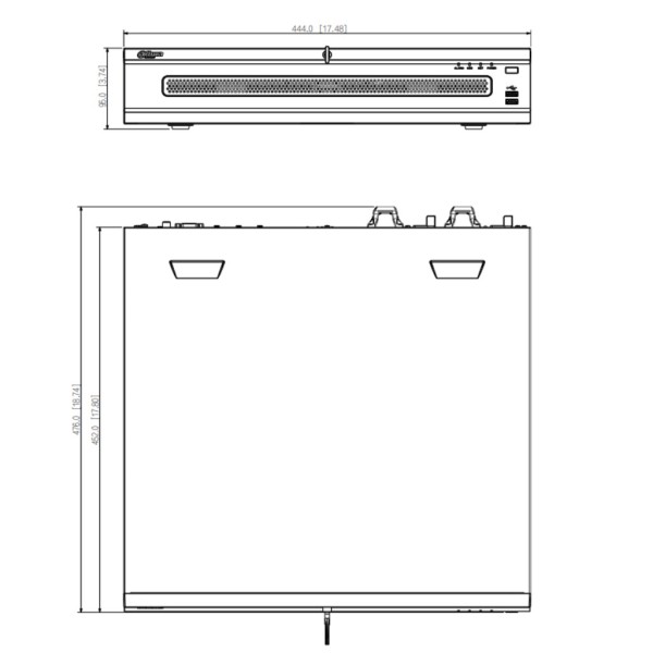 Acheter DAHUA NVR608RH-128-XI NVR 128ch 1280Mbps 32MP H265 4xHDMI 8HDD E/S RAID 0/1/5/6/10 Redondant