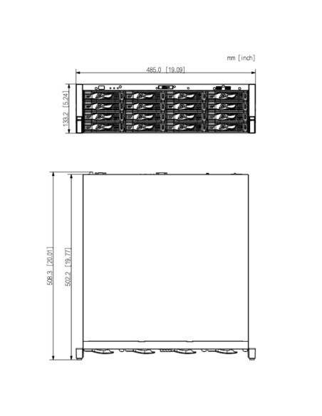 Acheter DAHUA NVR616H-128-XI NVR 128ch 1024Mbps 4K H265 4xHDMI 16HDD RAID 0/1/5/6/10 E/S IA