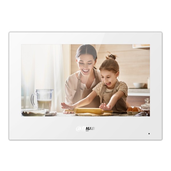 Acquistare DAHUA VTH5321GW-W Monitor Android interno 7" da superficie per videocitofono IP WiFi con schermo tattile PoE SD 8E/1S