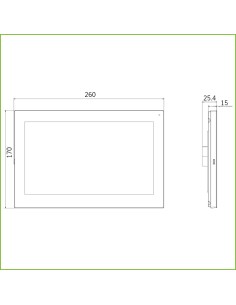 Acheter DAHUA VTH5341G-W Moniteur intérieur Android 10" en saillie pour visiophone IP WiFi PoE SD 8E 1S Alarme 2