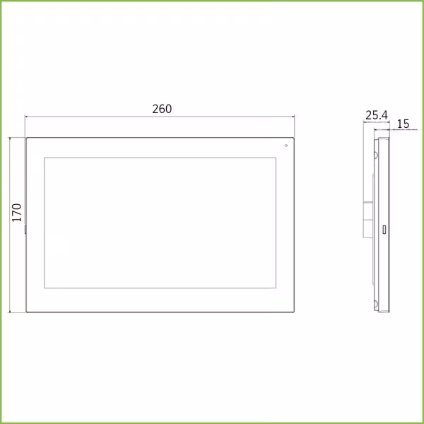 Acheter DAHUA VTH5341G-W Moniteur intérieur Android 10" en saillie pour visiophone IP WiFi PoE SD 8E 1S Alarme