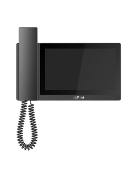 Comprare DAHUA VTH5421E-H Monitor interno 7" da superficie per videocitofono IP con schermo tattile PoE SD 6E 1S Allarme Nero
