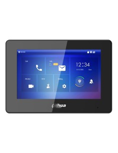 Acheter DAHUA VTH5421HB moniteur intérieur 7" en saillie pour vidéophone IP, écran tactile PoE, SD, 6E 1S, alarme, noir