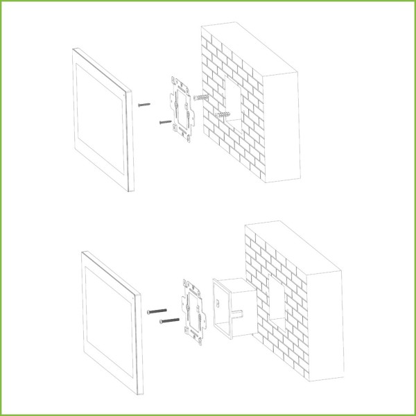 Kaufen DAHUA VTH5441G 10"-Innenmonitor zur Aufputzmontage für IP-Video-Türsprechanlage PoE SD 6E 1S Alarm