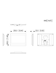 Acheter DAHUA VTH8641KMS-WP Moniteur intérieur 10" en saillie pour visiophone IP Écran tactile SD 6E 1S WiFi PoE 2