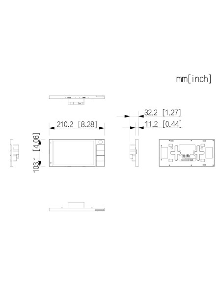 Acquistare DAHUA SCP3022B-IBZ Pannello di controllo interno 7" touch 2 fili WiFi con Android 14