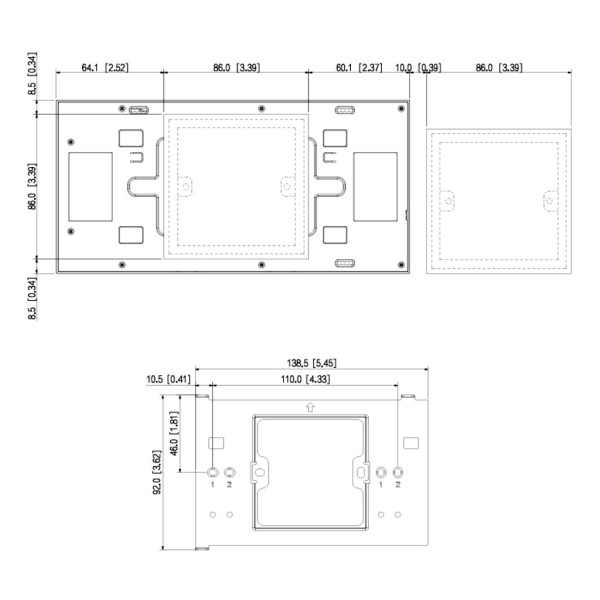 Acheter DAHUA SCP3022B-IBZ Panneau de contrôle intérieur 7" tactile 2 fils WiFi avec Android 14