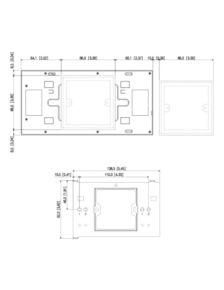 Acheter DAHUA SCP3022B-IBZ Panneau de contrôle intérieur 7" tactile 2 fils WiFi avec Android 14
