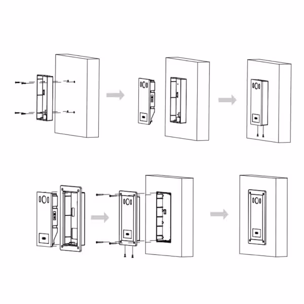 Kaufen DAHUA VTO3222E-P IP-Video-Türsprechanlagen-Außenstation (2-Draht) mit 2MP-Kamera, Mifare, IK08, IP65 PoE