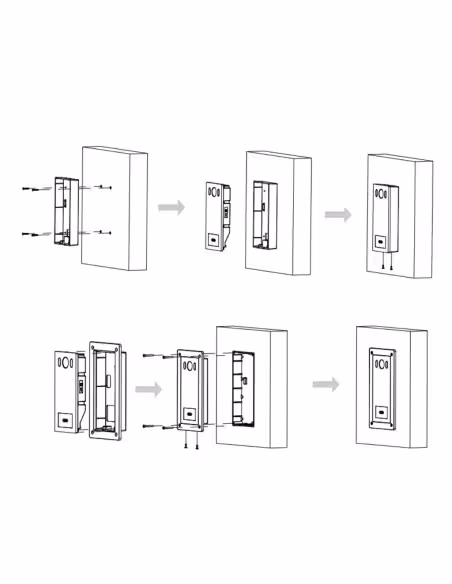 Kaufen DAHUA VTO3222E-P IP-Video-Türsprechanlagen-Außenstation (2-Draht) mit 2MP-Kamera, Mifare, IK08, IP65 PoE
