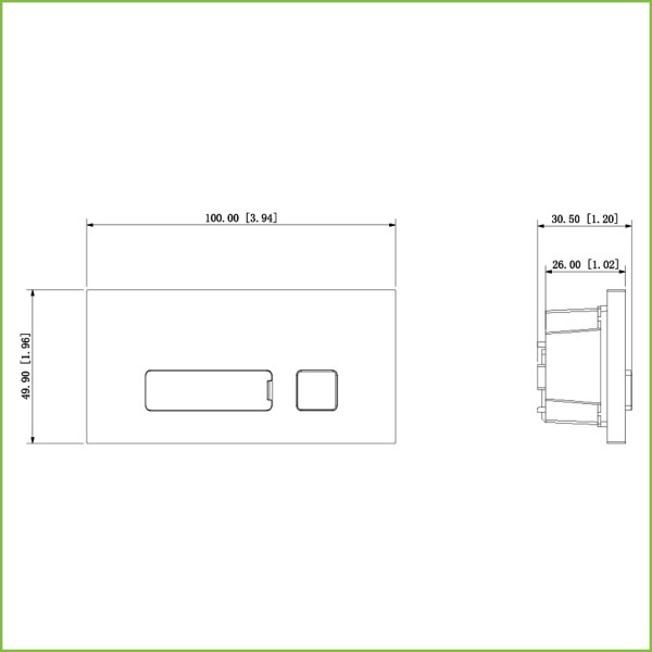 Acheter DAHUA VTO4202F-MB1 Station extérieure modulaire pour visiophone IP avec 1 bouton pour les séries VTO4202F-X